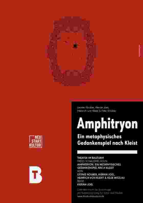 Plakat der Produktion 'Automatenbüfett' in der Volksbühne am Rudolfplatz